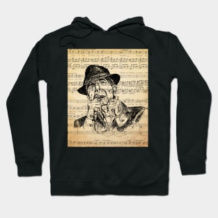 Leonard Cohen portrait Hoodie